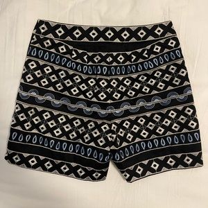 White House Black Market Embroidered 5” Short